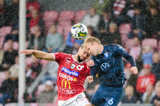 Degerfors Abdelkarim Mammar Chaouche och Malmö FFs Oscar