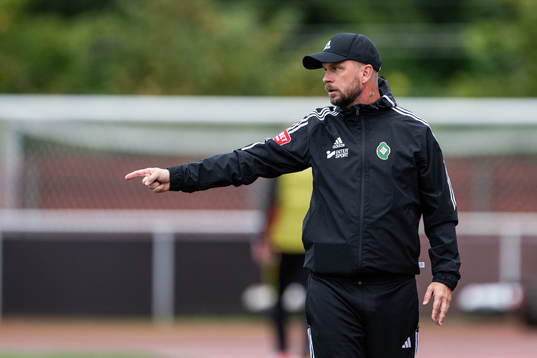 Skövde AIKs tränare Tobias Linderoth