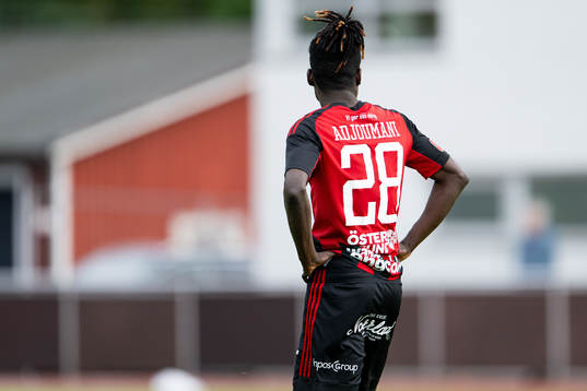 Östersunds Yannick Armel Assiedou Adjoumani  deppar