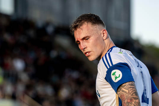 IFK Norrköpings Marco Lund Nielsen har ont