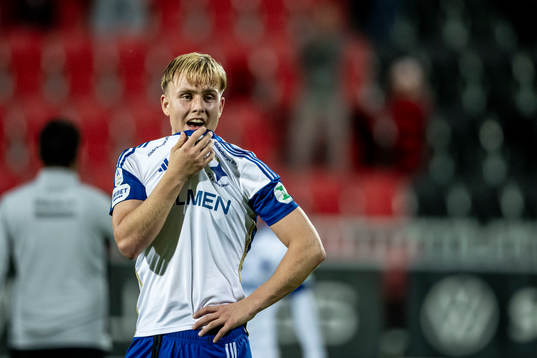 IFK Norrköpings Isak Andri Sigurgeirsson deppar