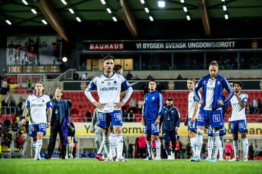 IFK Norrköpings Vito Hammershöy-Mistrati deppar