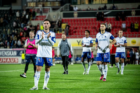 IFK Norrköpings Vito Hammershöy-Mistrati deppar