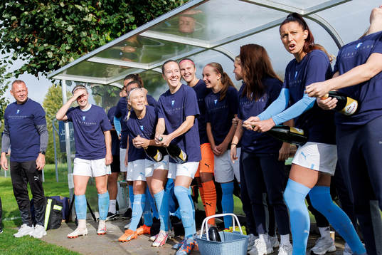 Malmö FFs spelare väntar på slutsignalen