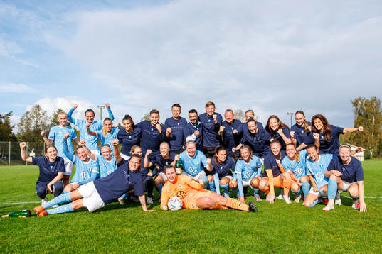 Malmö FFs spelare jublar