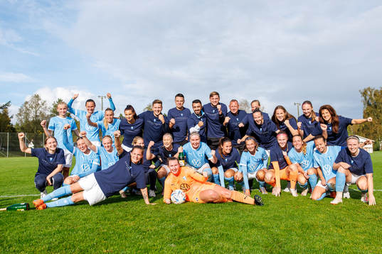 Malmö FFs spelare jublar