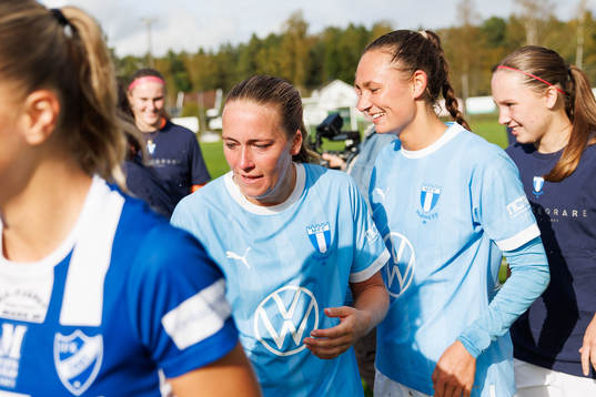 Malmö FFs spelare jublar