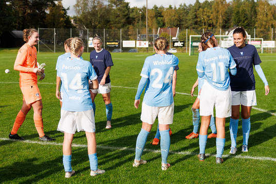 Malmö FFs spelare jublar