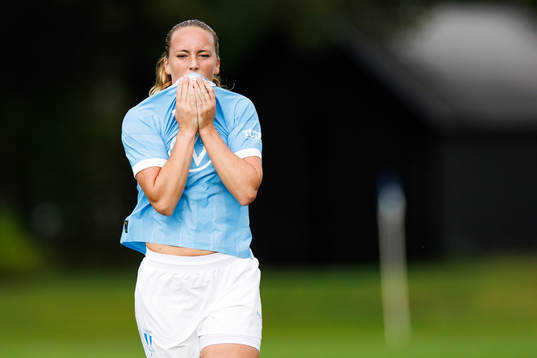 Malmö FFs Beatrice Närhi deppar