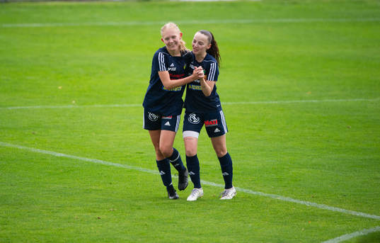 i matchen i division 3 Skåne Norra för damer mellan FC