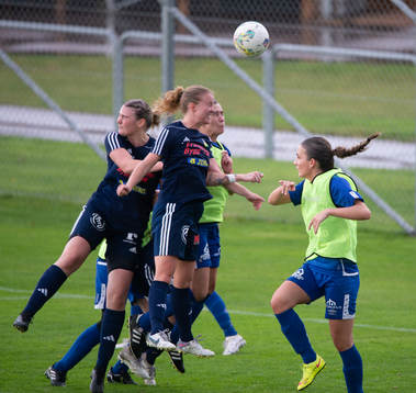 i matchen i division 3 Skåne Norra för damer mellan FC