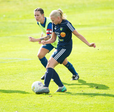 i matchen i division 3 Skåne Norra för damer mellan FC