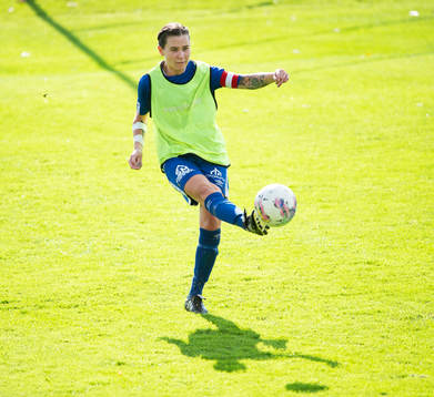 i matchen i division 3 Skåne Norra för damer mellan FC
