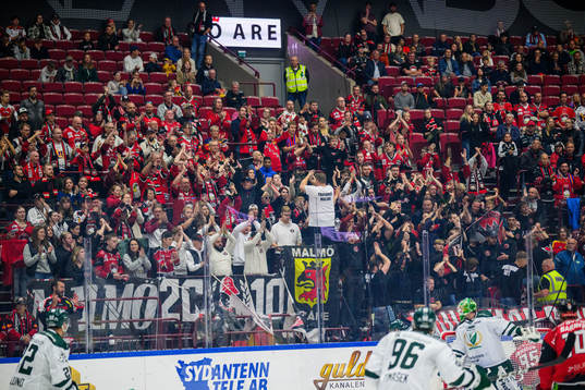 Malmö Redhawks supportrar