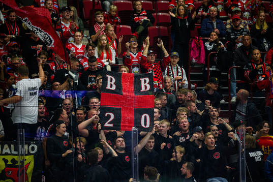 Malmö Redhawks supportrar