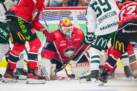Malmö Redhawks målvakt Adam Werner