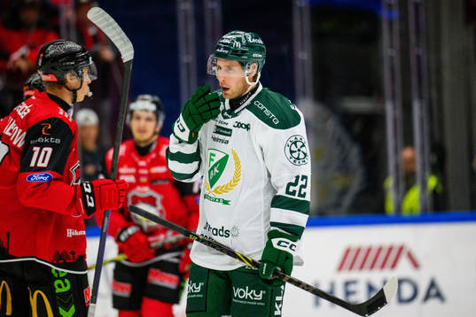 Färjestads Per Åslund deppar