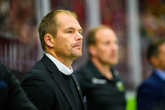 Färjestads tränare Thomas Mitell