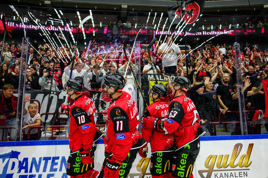 under ishockeymatchen i SHL mellan Malmö Redhawks och