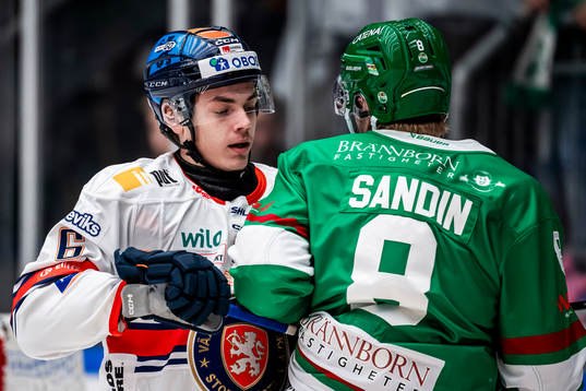 Växjös Arvid Hurtig och Rögles Linus Sandin