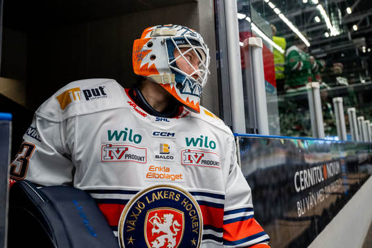 Växjös målvakt Emil Larmi