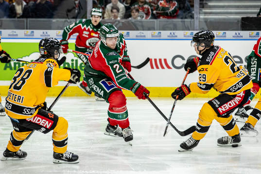 Frölundas Christian Folin och Luleås Erik Gustafsson
