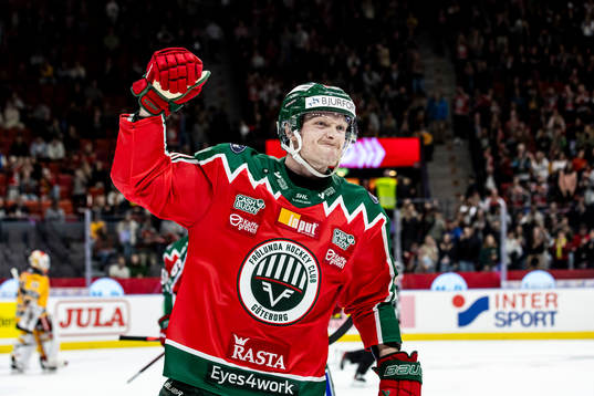 Frölundas Carl Klingberg jublar