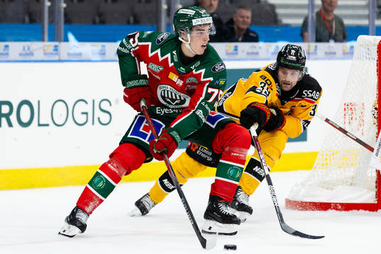 Frölundas David Edstrom och Luleås Pontus Själin