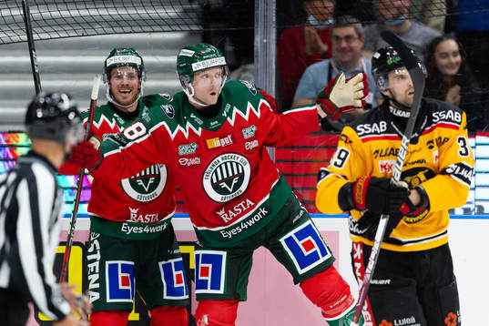Frölundas Carl Klingberg jublar