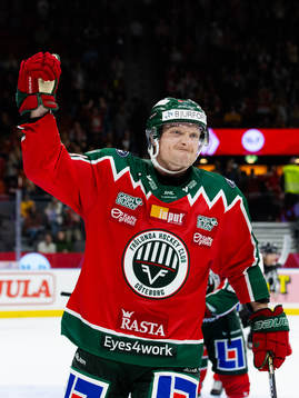 Frölundas Carl Klingberg jublar