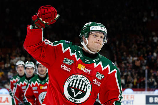 Frölundas Carl Klingberg jublar