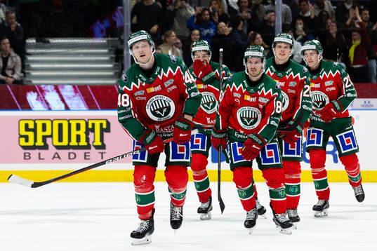 Frölundas Carl Klingberg jublar