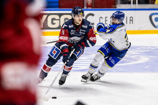 Linköpings Jonathan Myrenberg och Leksands Arvid Eljas