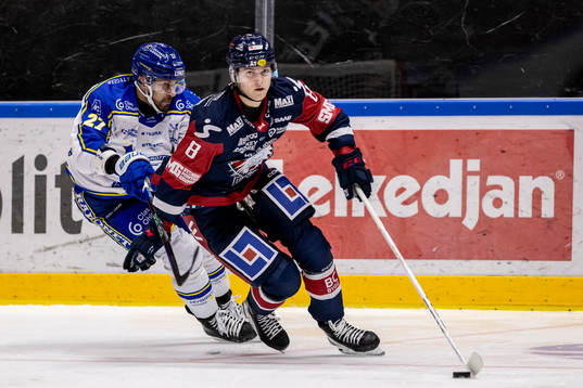 Leksands Marek Hrivik och Linköpings Jonathan Myrenberg