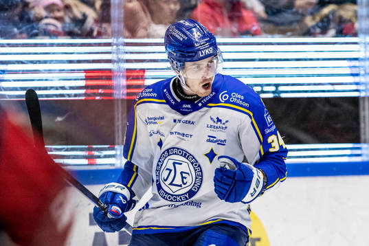 Leksands Peter Cehlarik jublar