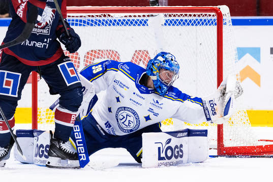Leksands målvakt Filip Larsson
