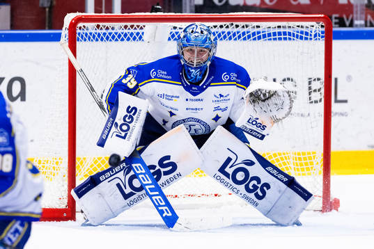 Leksands målvakt Filip Larsson