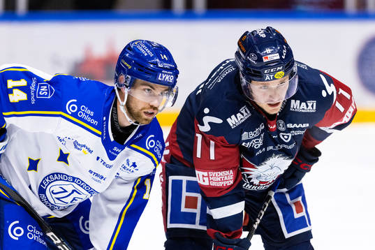 Leksands Oskar Lang och Linköpings Henrik Törnqvist