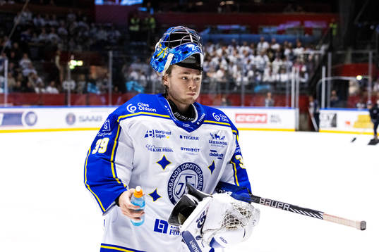 Leksands målvakt Filip Larsson