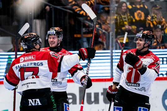 Örebros William Wikman, Christopher Mastomäki och Oliver