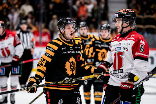 Skellefteås Jonathan Pudas och Örebros Filip Berglund