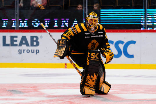 Skellefteås målvakt Gustaf Lindvall