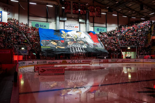 Timråklacken med tifo