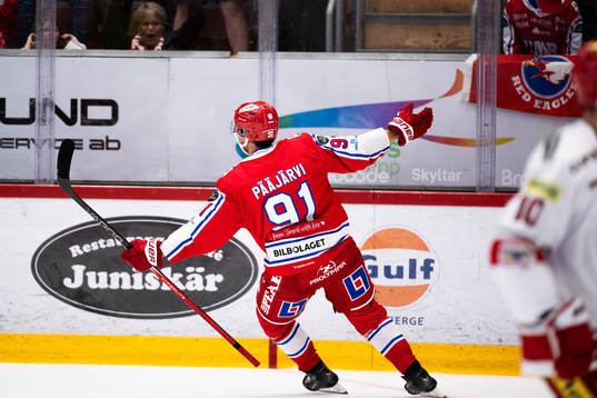 Timrås Magnus Pääjärvi jublar