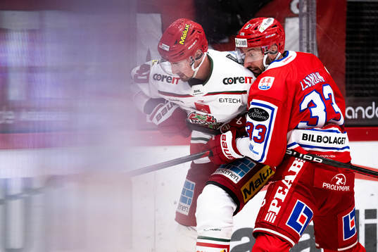 Timrås Albin Lundin och MoDos David Bernhardt