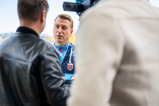 Leif Gunnar Smerud, head coach of the Norwegian women's