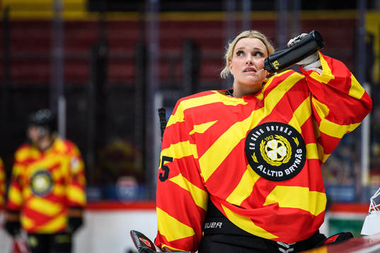 Brynäs målvakt Amanda Johansson