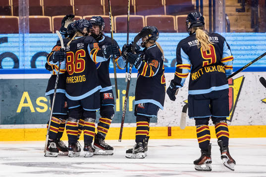 Djurgårdens spelare jublar