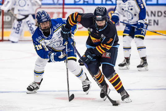 Leksands Courtney Vorster och Djurgårdens Lisa Östman
