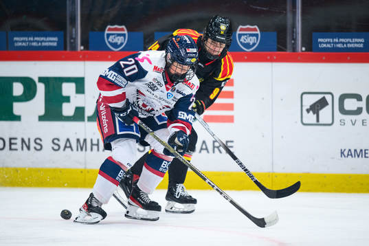 Linköpings Lova Blom och Brynäs Anna Meixner